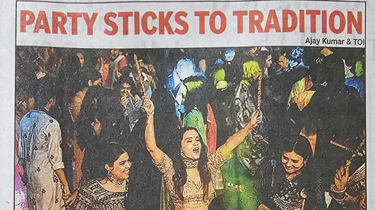 GD Goenka Lucknow Hosts Spectacular Dandiya Night