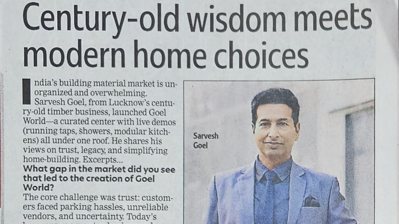 Century-Old Legacy Meets Modern Living-Sarvesh Goel’s Vision for Goel World img